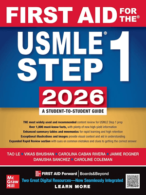 کتاب First Aid for the USMLE Step 1 2026