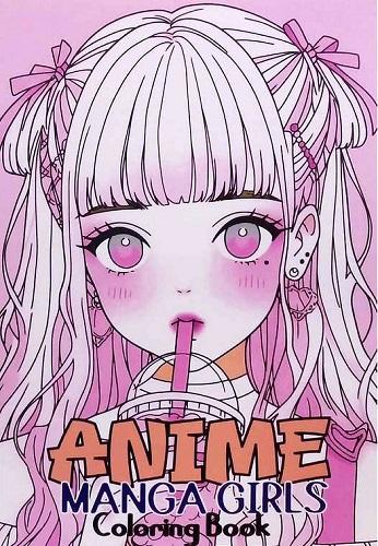 کتاب رنگ آمیزی انیمه مانگا ANIME MANGA COLORING BOOK