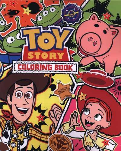 کتاب رنگ آمیزی Toy Story (رحلی)