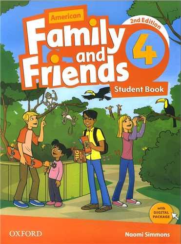 American Family And Friends 4 (کتاب دانش آموز و کتاب کار وسی دی )(جنگل )