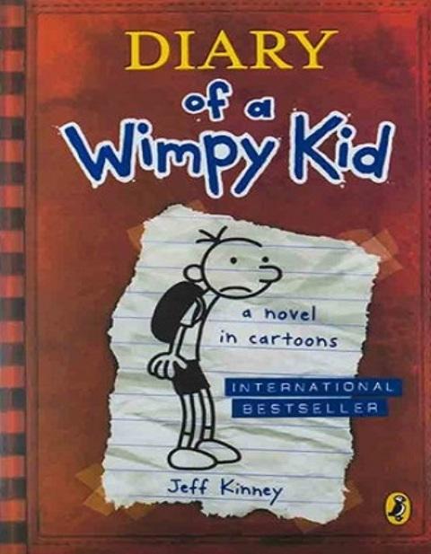 کتاب Diary Of A Wimpy Kid a novel in cartoons